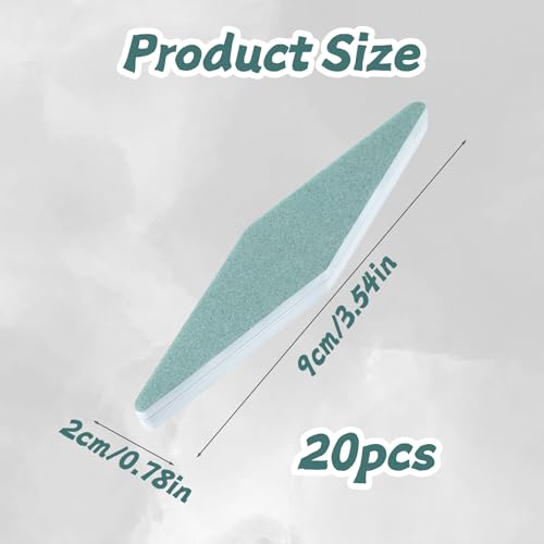 20 Pack Silver Polishing Sticks Scratch Removal Cleaning Buffing Bars Abrasive Cleaning Stick Double Sided Polishing Sticks for Gold, Silver, Copper, Brass, Jewelry, Watches, Cell Phones