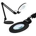 Neatfi LED Magnifying Lamp with Base, 1,600 Lumens, 2.25X/6X (Black) - color: Black, size: 7-inch Lens, Non-CCT with Base