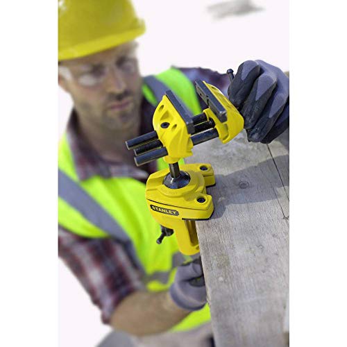 Stanley 1-83-069 MaxSteel Multi Angle Hobby Vice, Yellow/Black