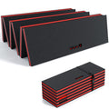 22.8" Wide Mechanic Mat Foldable EVA Kneeling Pad with Magnetic Tool Slots - color: Black & Red, size: 22.8"W