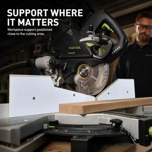 Zero Clearance Fence compatible with Festool Kapex Miter Saw. Models KS120EB, KS120REB