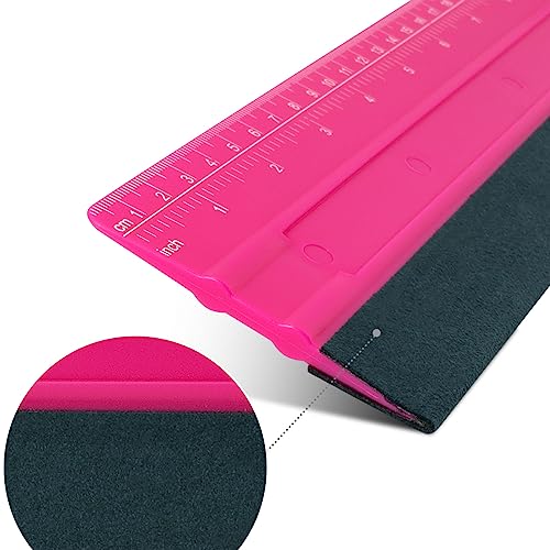 NEWISHTOOL Squeegee for Vinyl, Sign Making, Decals, Craft, Wallpaper Tools - color: Rose Pink, size: 25cm