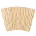 WISYOK 8 inch Craft Sticks, 50 Pack, Wavy, Wood - color: Wood, size: 50 PCS
