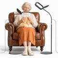 15X Magnifying Floor Lamp, Gooseneck Magnifier for Seniors Knitting Crafts - size: Extra Large