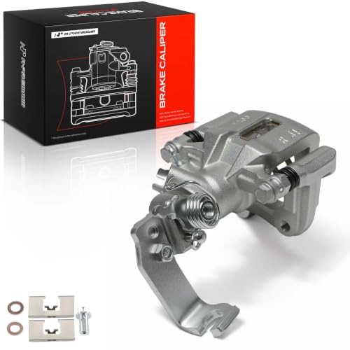 A-Premium Rear Right Passenger Disc Brake Caliper with Bracket - style: Rear Passenger Side
