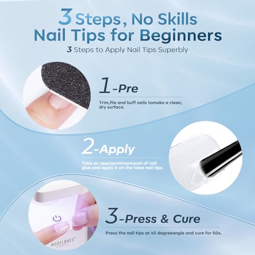 modelones 2pcs 15ml 10 in One X Nail Gel Glue Gel Base Coat Brush On - color: D-Clear-2
