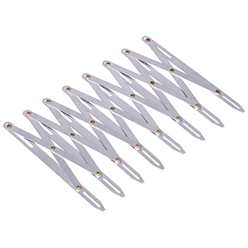 Expanding Sewing Gauge, Aluminum Buttonhole Spacer Expanding Crafting Sewing Gauge Ruler, Multifunctional Equidistant Measuring Marking Tool