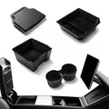 Flocked Console Organizer for Tesla Model Y L, Model Y & Model 3