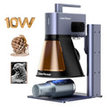LaserPecker LP2 Plus (Basic) 10W Diode Laser Engraver, 4000mm/s Ultra-Fast Speed 4K Precision Portable Cutting & Engraving Machine for Wood, Leather, Acrylic, Coated Metal and etc. - size: LP2 Plus Basic