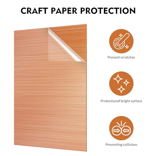 Laser Engraving Blank ABS Double Color Plastic Sheet (Orange) - color: Orange