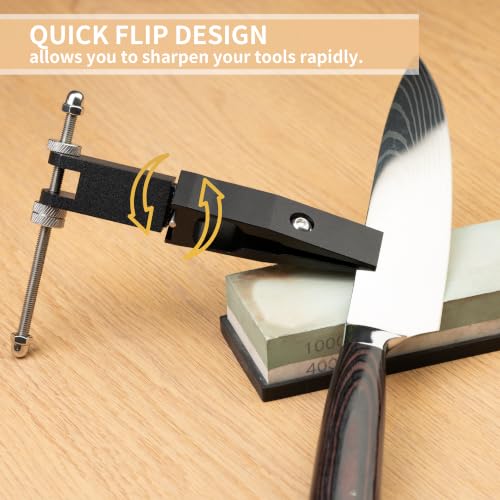 CWOVRS Precision Knife Sharpener Tool - Knife Sharpening Angle Guide 12-25° - size: T-02
