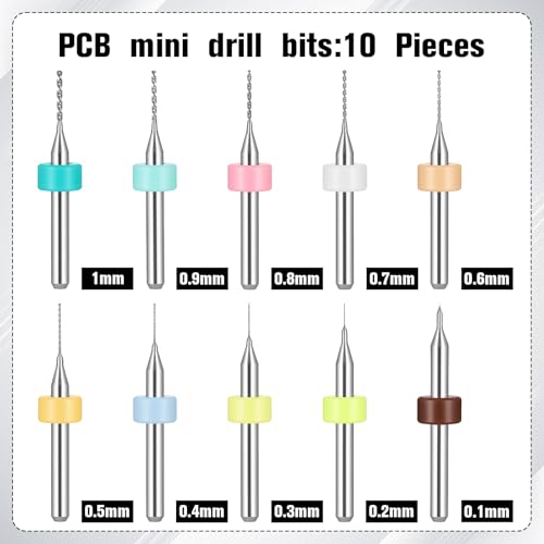 Pin Vise Hand Drill Set with 48 Micro Drill Bits, Small Drills Bits