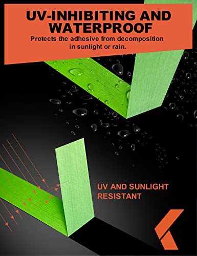 KREFINISH Painters Tape for Car Paint Green No Residue Automotive Masking Tape for Automotive Painting - Heat Resistant for Paint Booth,0.94 Inches X 60 Yards, 6 Rolls - size: 0.94in-6rolls