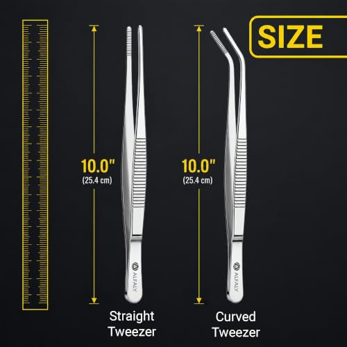 2pcs 10" long Tweezers for crafts & Plants - Large Tweezers Multi Purpose - size: 10"