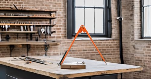 Professional Woodworking Compass，Large Drafting Compass Geometry Tool with Pencil Holder for Carpenters, Math, Art, and Drawing (Large) - style: Large
