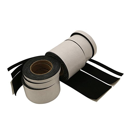 J.V. Converting Acrylic Craft Felt Tape (ACF-06) – 1mm Adhesive Felt - color: Black, size: 4 in. x 25 ft.