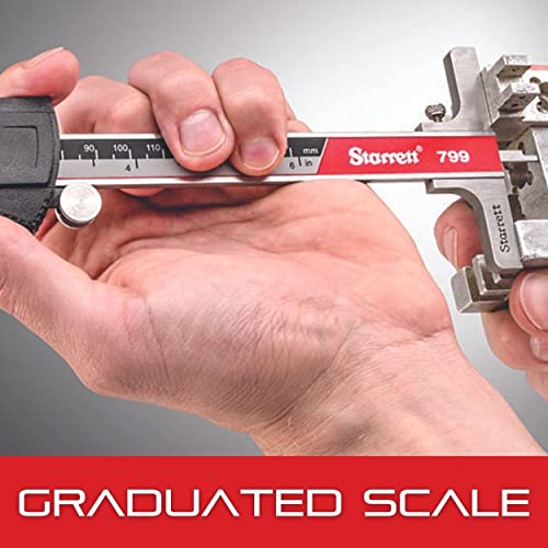 Starrett Stainless Steel IP67 Electronic Slide Caliper, 0-8" Range - size: 0-8"