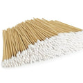 500 PCS Precision Tip Cotton Swabs for Cleaning with Bamboo Stick - size: 500 Pointed