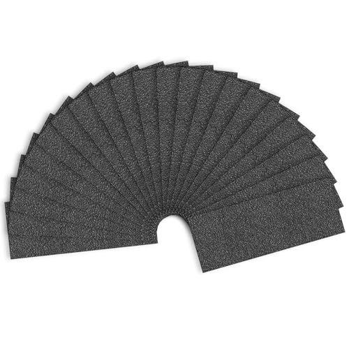 Sandpaper 80 Grit, Wet Dry Sand Paper 9 x 3.6 Inch - size: 9 x 3-2/3 Inch, style: 80Grit