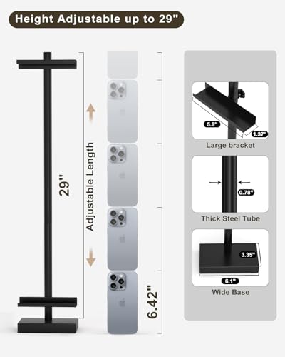 Adjustable Tabletop Easel Stand, 29" H Black 2 Pack - color: Black 2Pack