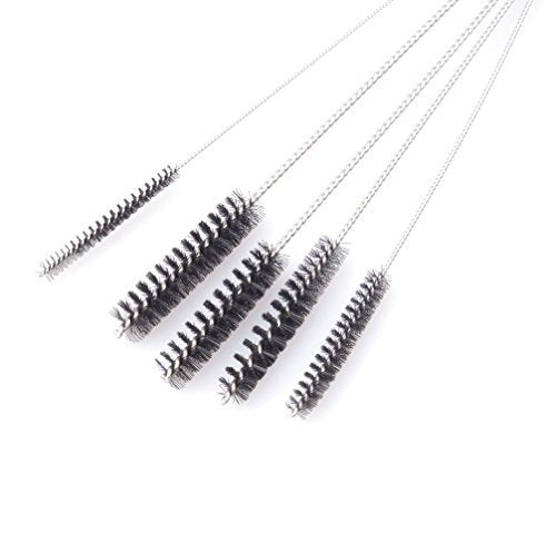 Carburetor Carbon Dirt Jet Remove Cleaner Carb Cleaner Cleaning Brushes Kit Multi Purpose Nylon Tube Brushes - 20 Needles &10 Brushes