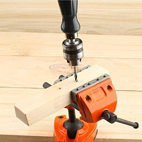 Hand Drill Bits Set 12 in 1 Manual Tool Pin Vises with Chuck Key & 10 pcs Twist Drill Bits for Wood, Jewelry, Delicate Manual Work, Electronic Assembling and Model Making, DIY Drilling