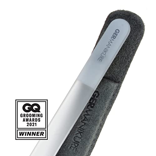 GERMANIKURE Glass Nail File & Cuticle Pusher Duo, Philosopher by Night - color: Philosopher By Night