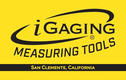 iGAGING 0-6" Electronic Digital Caliper Full Color LCD Display with Real Time Dial Movement, IP67 Protective Rating (100-670-06)