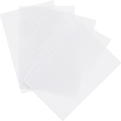Aoserge Premium White Fursuit Eyes Mesh, 5 Sheets, 11.8"x7.87" - color: White