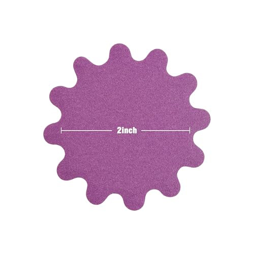 MAXMAN 2"Sanding Discs, 400 Grit Flex Edge Sandpaper, for Drill/Bowl Sander - style: 400 Grit
