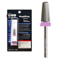 2XF 5-in-1 Large Barrel Nail Drill Bit, 3/32”, Two-way Rotation - color: Original silver, size: Double Fine