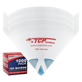TCP Global - 190 Micron Filter Tips Ultra-Fine Paint Strainer, Case of 1000 - style: 190 Micron (Pack of 1000)