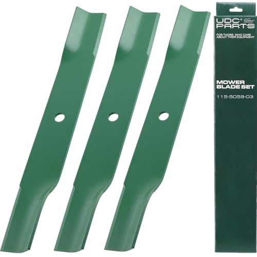 UDC Parts 115-5059-03 Mower Blades Toro TimeCutter 50 Inch Replacement - size: 17-1/2" - Round (5/8")