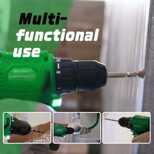 12V Brushless Cordless Drill Set, 3/8" Ratcheting Chuck, 35N.m - color: Green 12v Brushless