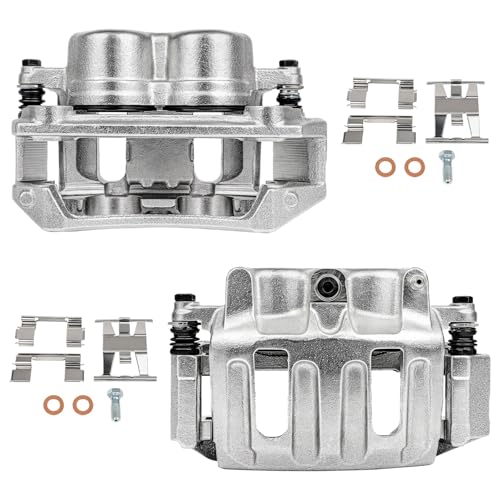 SCITOO Front Left & Right Disc Brake Calipers With Bracket 18B4635 18B4634 - size: Front[18B4635 & 18B4634]
