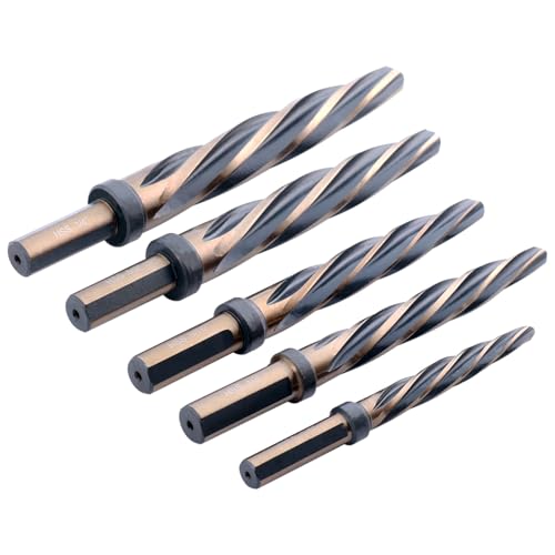 Accusize Chucking Reamer Set, 3/8", 1/2", 9/16", 5/8", 3/4", Premium Kit - size: 3/8", 1/2", 9/16'', 5/8", 3/4", Premium kit