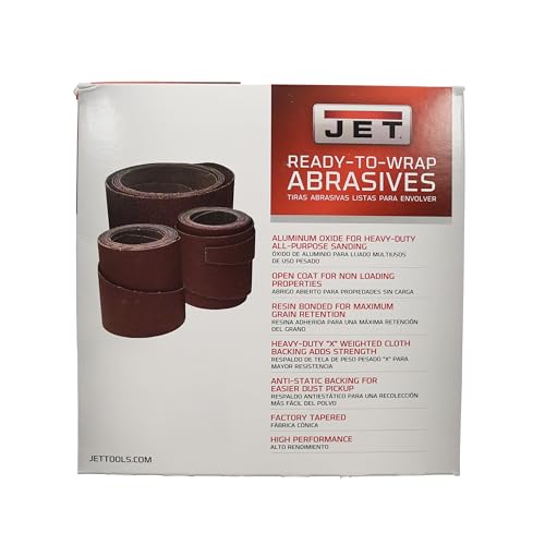 JET 22" Ready-to-Wrap Sandpaper, 100 Grit (60-2100) - style: 100 Grit