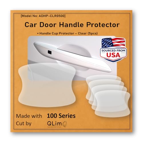[3M]-5pcs Customized Car Door Handle Cup Protector Made with 3M PPF - color: Clear/5pcs