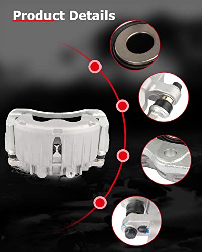 cciyu Rear Left & Right Disc Brake Calipers w/Bracket 18-B4764 18-B4765 - size: Rear[18-B4764+18-B4765]