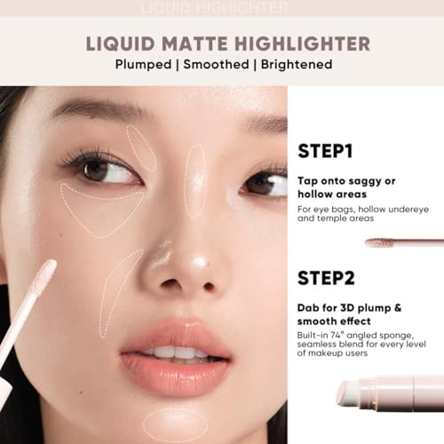 JUDYDOLL Contour Stick Liquid Highlighter Cream Contour (01 Fair Rose) - color: 01 Fair Rose