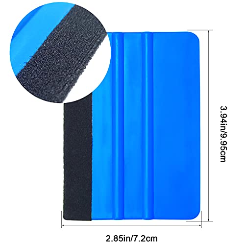 2 Pcs Wallpaper Smoothing Tool, Vinyl Felt Squeegee Window Tint Film Tool