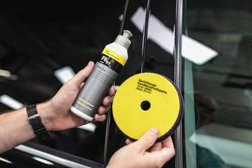 KOCHCHEMIE - Fine Cut Pad V2 - Medium Abrasive Sponge for Removing Moderate Weathering & Scratches; Long-Lasting Compression Hardness; Contours Easily (150mm x 23mm) - size: 150mm