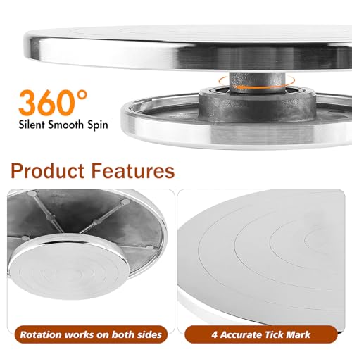 Pottery Wheel 7 Inch Banding Wheel for Adults & Kids
