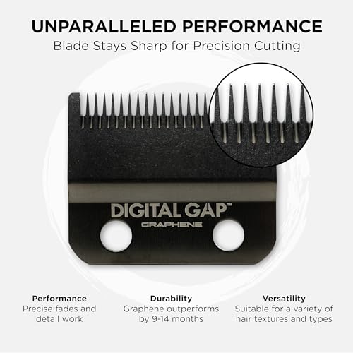 COCCO Clipper Blade Replacement for Veloce & Hyper Veloce Clippers - size: Ambassador Graphene Fade
