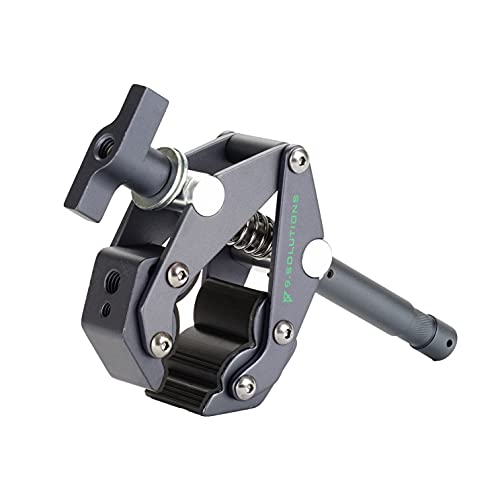 9.Solutions Savior Clamp With Stud, Articulated Jaws, 3.5In Long, 5/8" Baby Pin, Max Load: 66lbs, 9.XS1005A, fit firmly onto any oddly shaped object