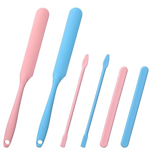 JJUNW 6PCS Epoxy Stir Sticks, Silicone Wax Sticks, Non-Stick Wax Spatulas