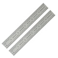 PEC Tools 6"/150mm Machinist Ruler, English & Metric, High Precision - color: Semi-Flex Carbon Steel, size: 6"/150mm-2 Pack