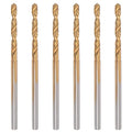 uxcell 6Pcs Mini Twist Drill Bit, 2.2mm Micro Engraving Drill Bits, High-Speed Steel 2.35mm Shank Titanium Coated for DIY Resin, Amber and Wood - size: 2.2mm