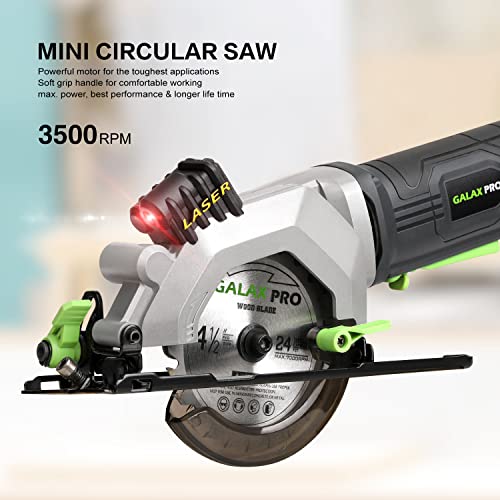 GALAX PRO 4Amp 3500RPM Circular Saw with Laser Guide - style: 4.0A Corded Circular Saw