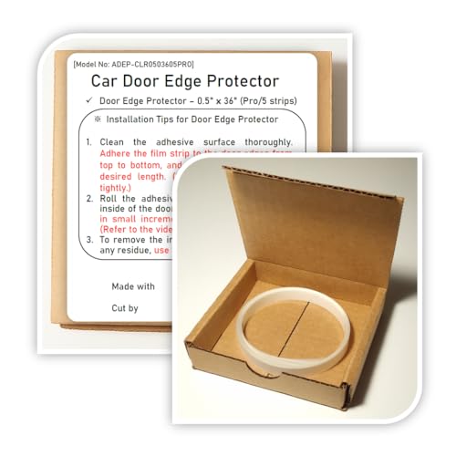 [3M]-5doors(Pro) Customized Car Door Edge Protector Made with 3M PPF - color: Clear Pro 0.5inx36in/5strips